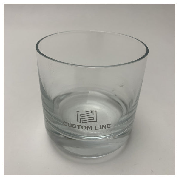 フェレッティ・ヤット エレガント グレー ウイスキーグラス カスタムラインロゴ付き - 209222