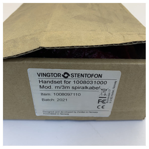 Zenitel CRM-V-HS IP سماعة رئيسية مدمجة لأنظمة الاتصال الداخلي البحرية | 1008097110