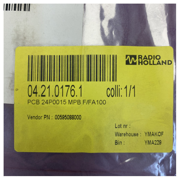 Furuno FA-100 AIS huvudkretskort PCB 24P0015 MPB Marine Electronics