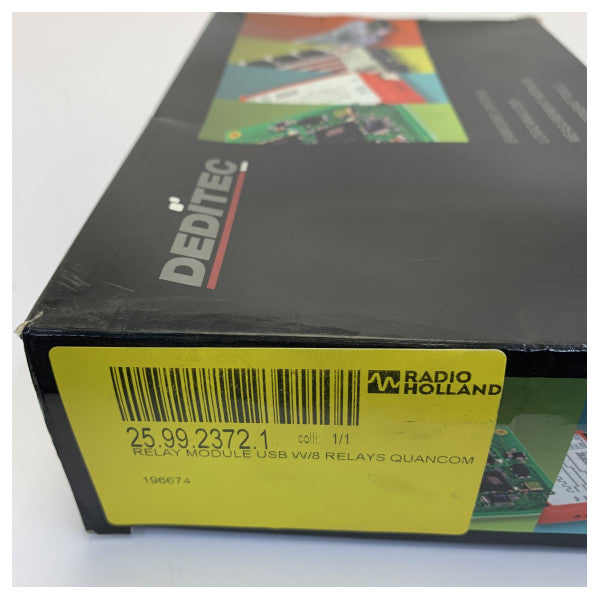 Deditec USB-RELAIS-8_B 8-kanavainen USB-relelähtömoduuli - Uusi
