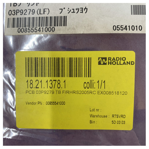 Furuno River Radar PCB RHRS2005RC 03P9279(LF)TB merielektroniikka