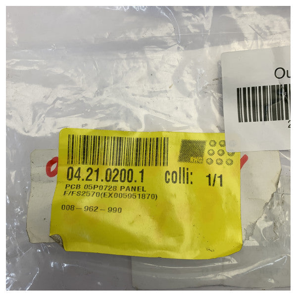 Furuno FS-2570C MF/HF-Funkpanel-Platine 05P0728(LF) - Marineelektronik