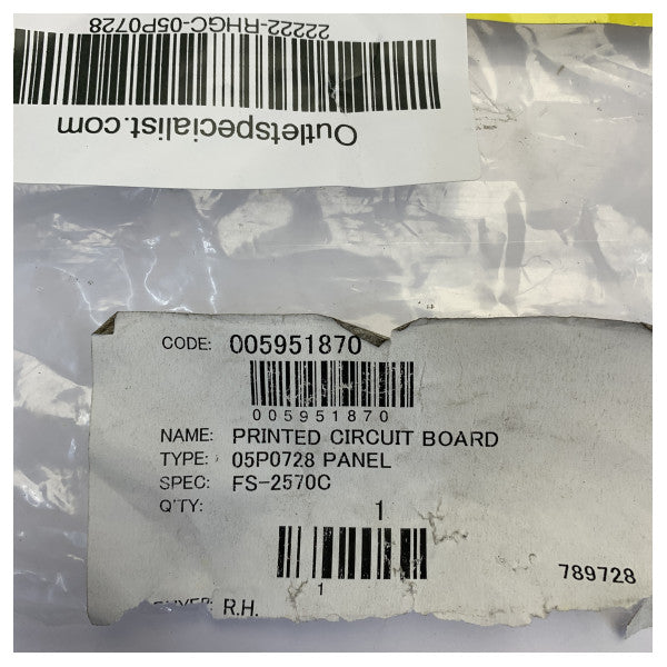 Furuno FS-2570C MF/HF-Funkpanel-Platine 05P0728(LF) - Marineelektronik