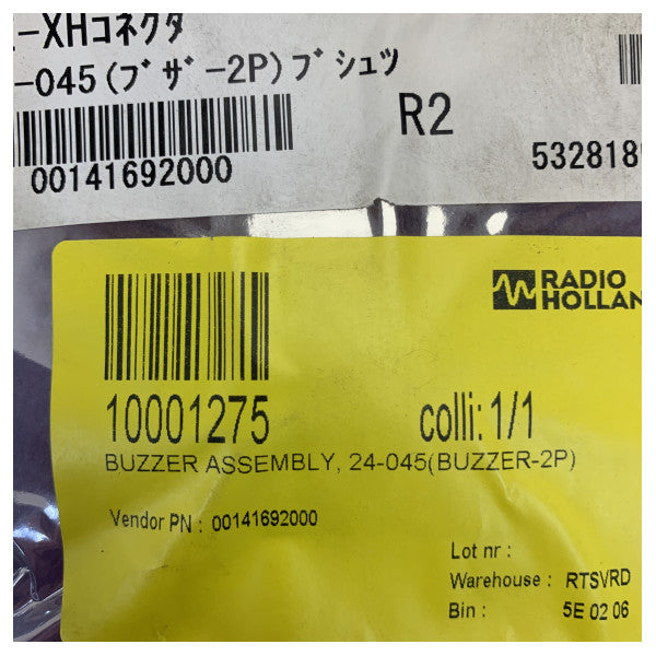 Furuno Zespół brzęczyka 24-045 (BUZZER-2P) Alarm elektroniki morskiej