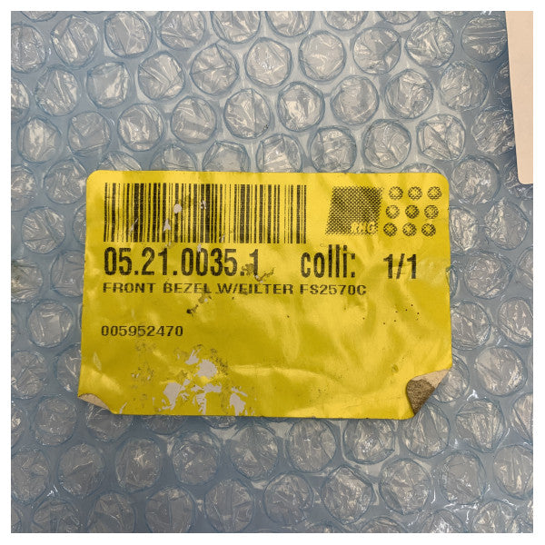 Furuno FS-2570C MF/HF radijski prednji okvirni panel s filtrom PNL/FIL