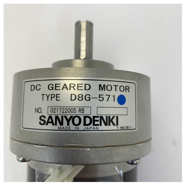 Furuno River Radar Scanner Motor 00111086000 - 03-2296 RHRS2014/2024 Sanyo Denki DC мотор-редуктор 48 об/хв