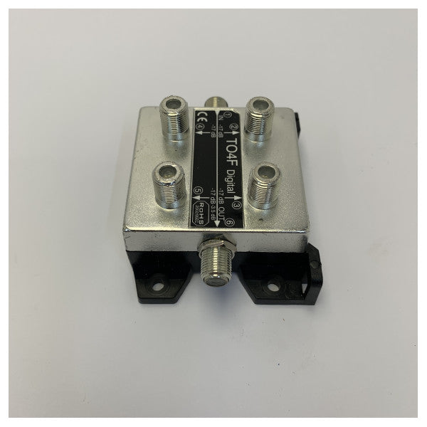 Cobham TO4F-17 4-vejs marint tap-off 17 dB