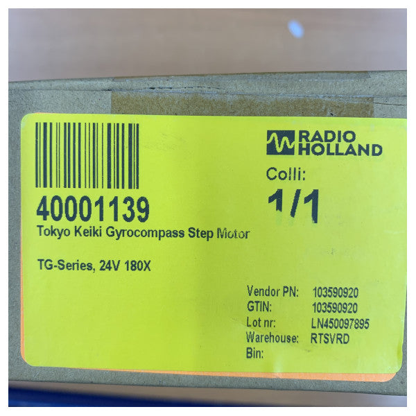 Tokyo Keiki TG-Series Gyrocompass Step Motor 24V 180X