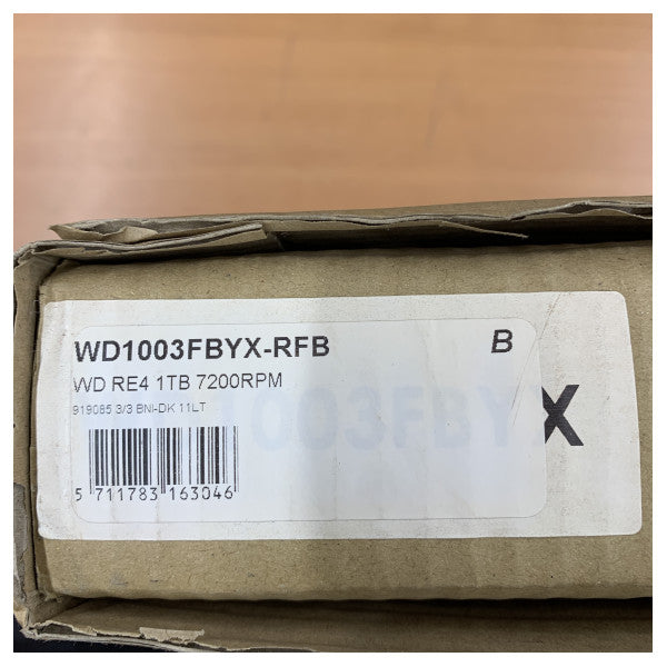 Western Digital WD1003FBYX disque dur d’entreprise RE4 de 1 To 7200 tr/min 64 Mo de cache avec caddy