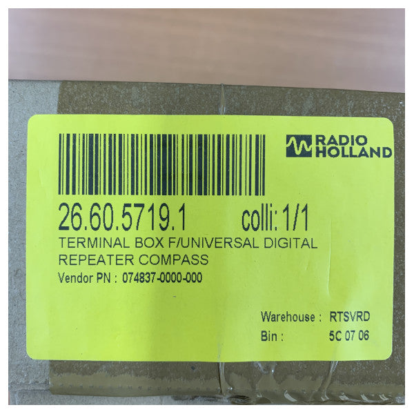 Boîte de jonction marine Unité de raccordement Type 4894-AC - 074837-0000-000