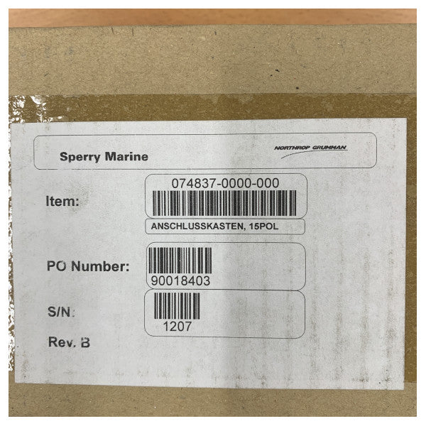 Boîte de jonction marine Unité de raccordement Type 4894-AC - 074837-0000-000