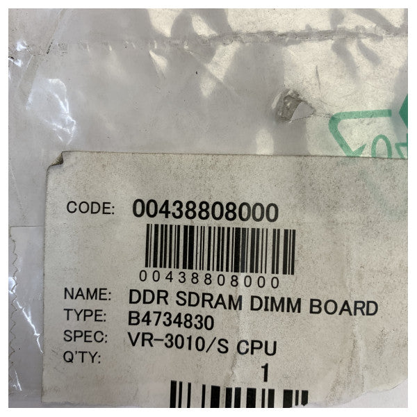 Furuno VR-3010/S VDR DDR SDRAM DIMM Board CPU Memory, B4734830