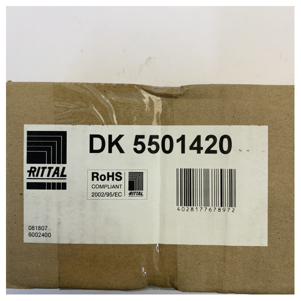 Rittal DK 5501420 سكة انزلاق 1U 80 كجم D375 مم 19 بوصة