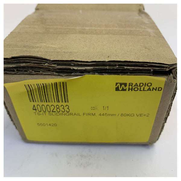 Rittal DK 5501420 سكة انزلاق 1U 80 كجم D375 مم 19 بوصة