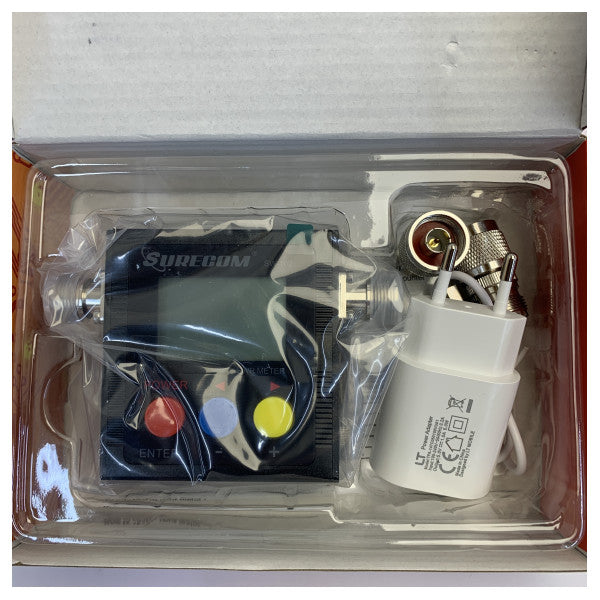 Цифровий вимірювач потужності та КСХ Surecom SW-102 VHF/UHF 125-525 МГц