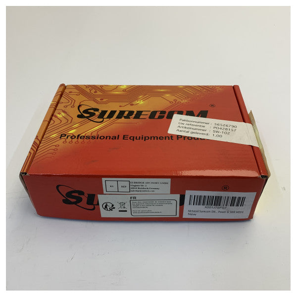 Surecom SW-102 مقياس القدرة وSWR الرقمي VHF/UHF 125-525MHz