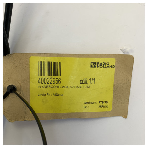 G&D Power Cord MD4P-2 | 4-pins Mini-DIN marinkabel 2 m