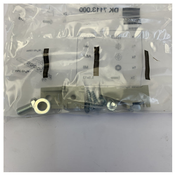 Rittal DK 7113.000 Erdungsschiene 450mm 200A horizontale Kupfersammelschiene