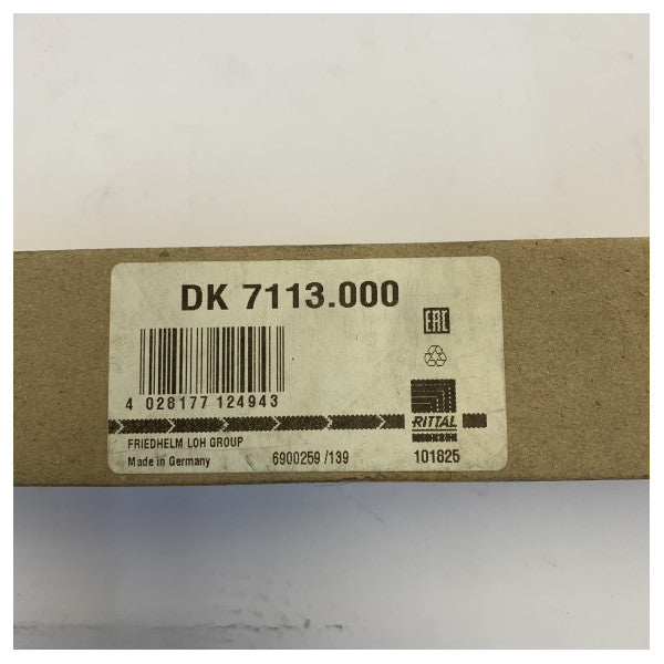 Rittal DK 7113.000 Erdungsschiene 450mm 200A horizontale Kupfersammelschiene