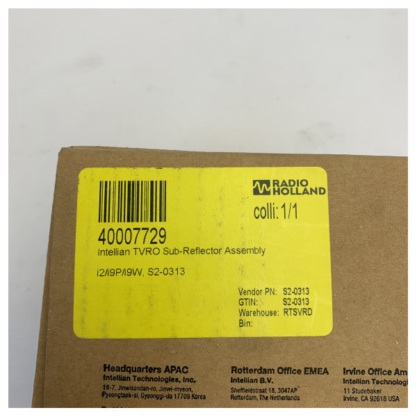 Ensemble sous-réflecteur Intellian TVRO pour i2, i9P, i9W TV satellite marine - S2-0313