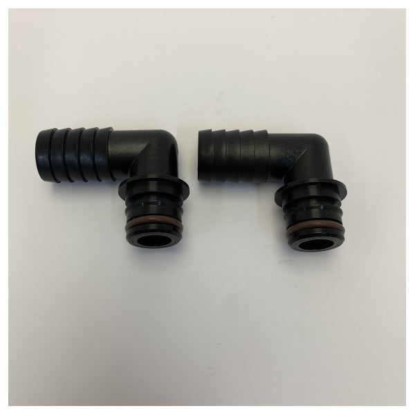 Flojet 20381-018 90 Degree Elbow Hose Barb Port Fitting 3/4inch