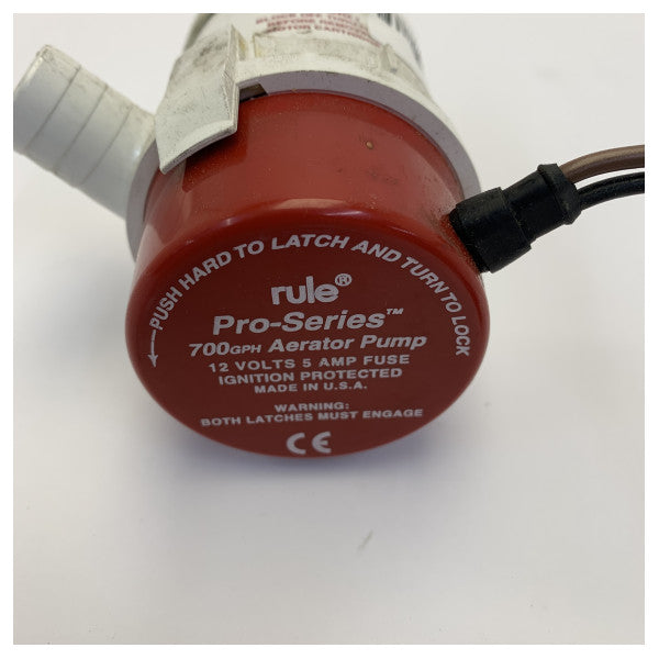 Pompa areatore marino Rule 700 GPH 12V - Pompa di sentina sommersa 203c