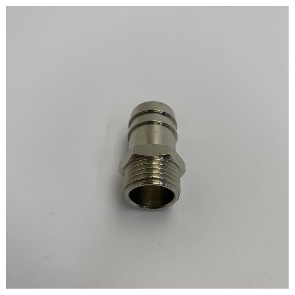 Marine slangnippeladapter 1/2 tum BSP-gänga för gas till 20 mm