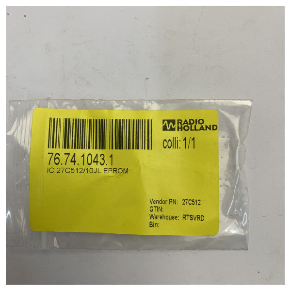STMicroelectronics M27C512-10F1 EPROM-IC 512 Kb nichtflüchtiger Speicher 27C512-10JL