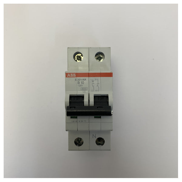 ABB S201-B10NA Interruptor automático en miniatura 1P+N característica B 10A