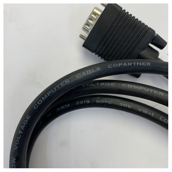 COPARTNER SVGA HD Display -kaapeli M/M 1,8 m ferriittisydämillä - CAB4260-180