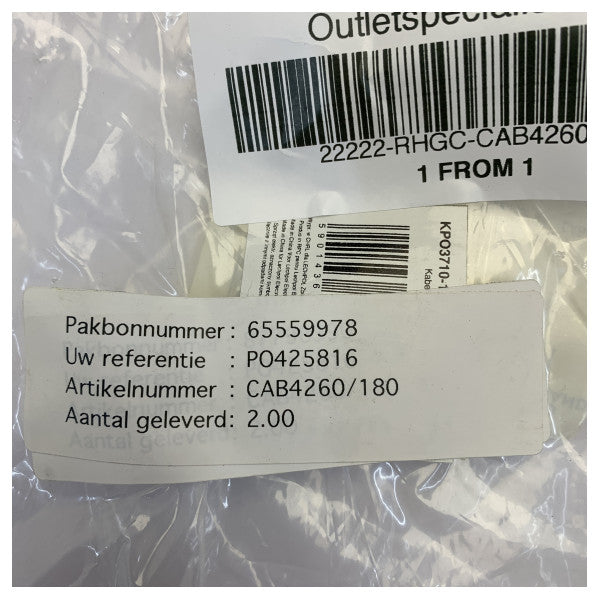 COPARTNER SVGA HD Display -kaapeli M/M 1,8 m ferriittisydämillä - CAB4260-180