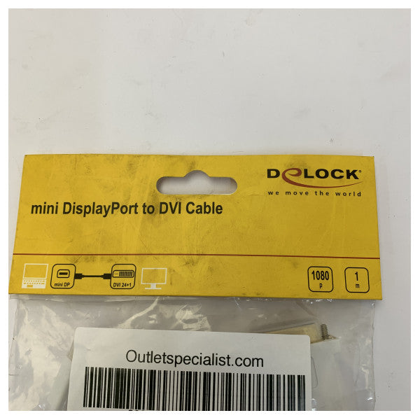Кабель DeLOCK Mini DisplayPort to DVI 1 м