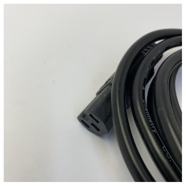 Kabel za napajanje H05VV-F C14 do C15 - 3x0,75mm² 250V/6A - produžni kabel 2m