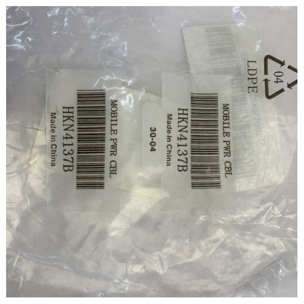 Motorola HKN4137B Cabo de alimentação DC 12V para rádio móvel GM340 GM360 DM3400 - fusível de 15A