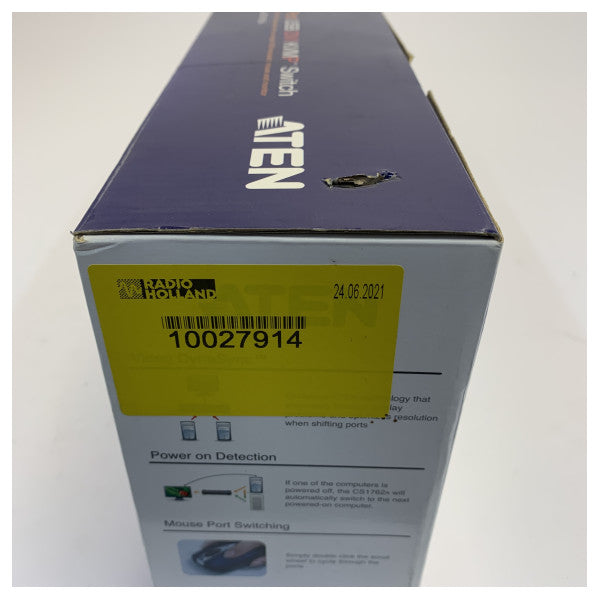 Aten CS1762A 2-Port USB DVI KVMP Switch with Audio and Cables