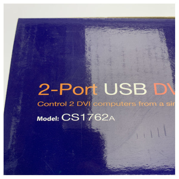 Aten CS1762A 2-Port USB DVI KVMP Switch with Audio and Cables