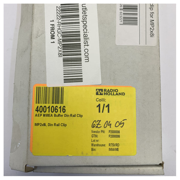 NMEAバッファ用MP2X8I DINレールクリップ - マリン電子機器アクセサリー