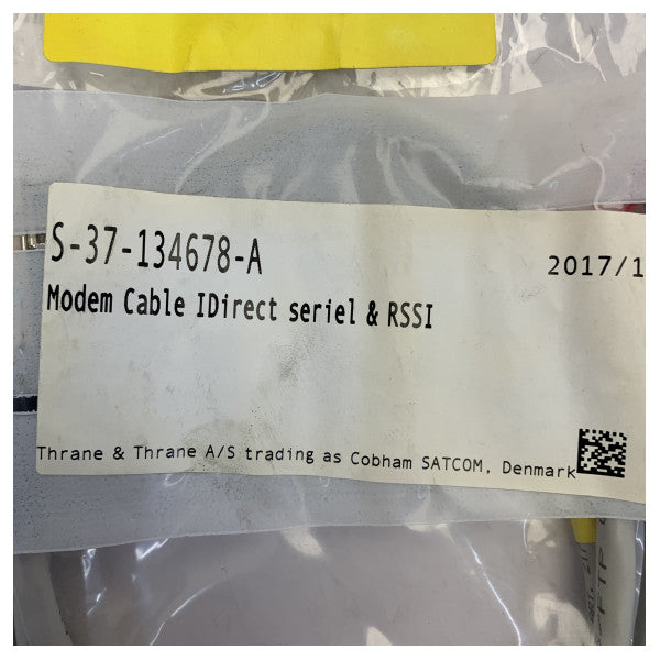 Kejbil tal-Modem Cobham Sailor VSAT iDirect Serial u RSSI 37-134678-A
