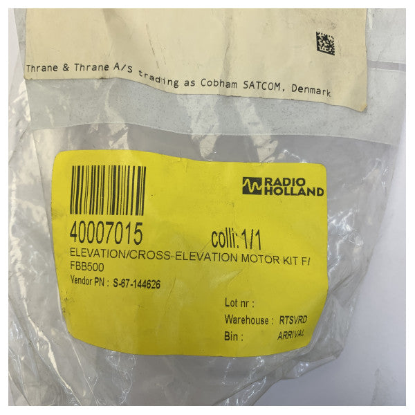 Cobham SAILOR 500 FBB Elevation Motor Kit 67-144626 Stepper Motor