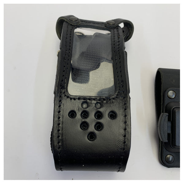 Belt klipsli IC-M71EURO+ Deniz Telsizi için Icom Deri Taşıma Kılıfı - TAS-LTM71