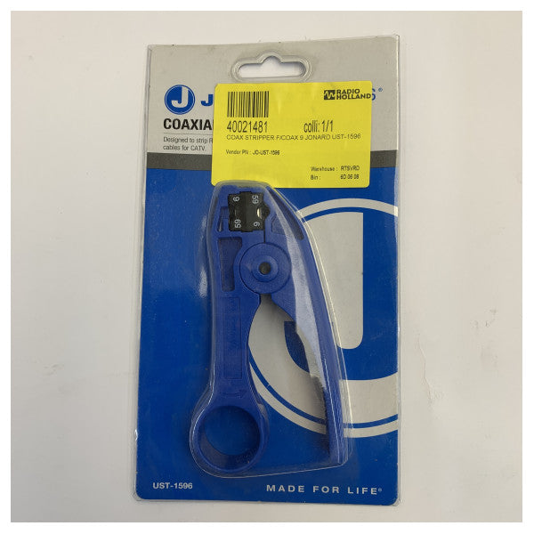 Стрипер коаксіального кабелю Jonard Tools UST-1596 для кабелів COAX 9