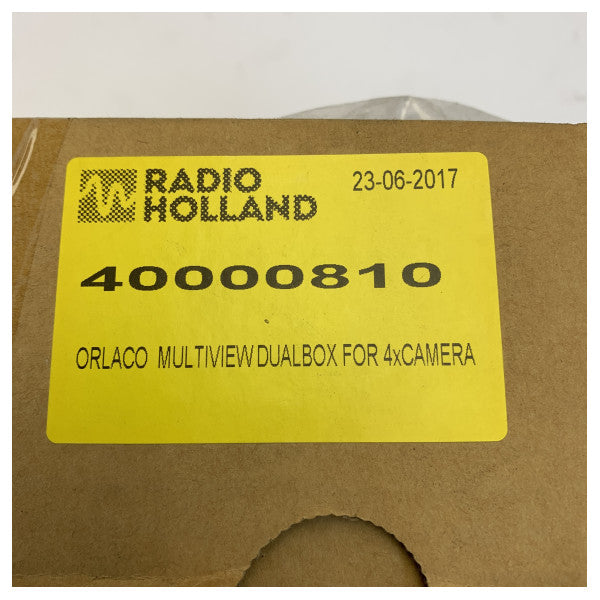 Orlaco MultiView Dual Box 4-kamerors ingång rostfritt stål marin videoswitch