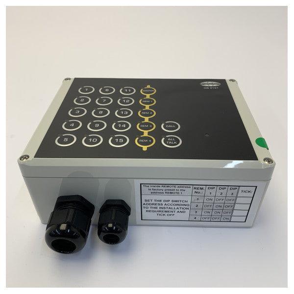 Дистанційна станція Phontech ICS-6200 Marine Intercom W.T. Remote Station 3131 | 15 ліній