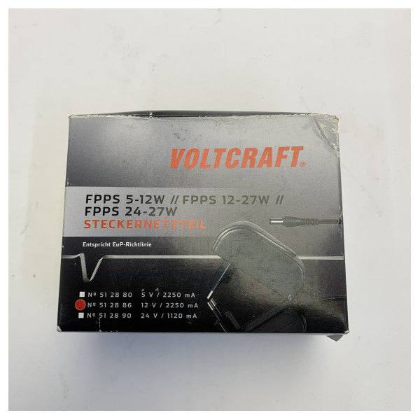 Адаптер живлення Voltcraft FPPS 12-27W 12V DC 2250mA 27W AC/DC