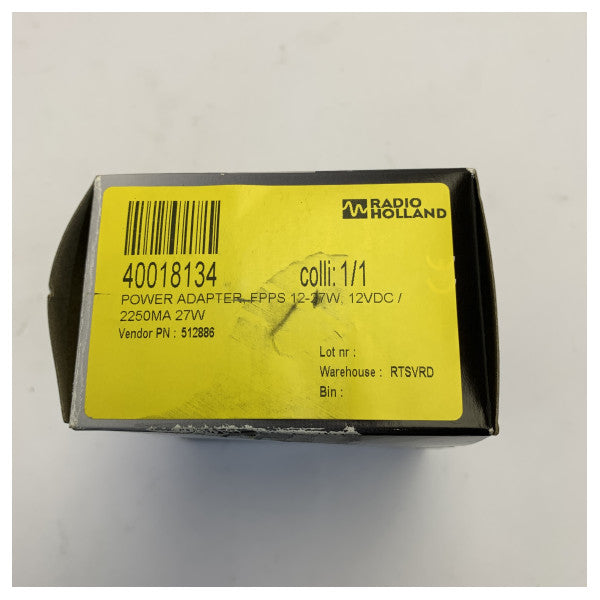 Адаптер живлення Voltcraft FPPS 12-27W 12V DC 2250mA 27W AC/DC