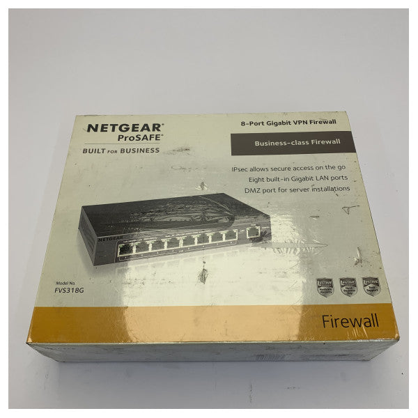 Netgear ProSafe FVS318G-200EUS VPN firewall рутер с 8 гигабитови порта