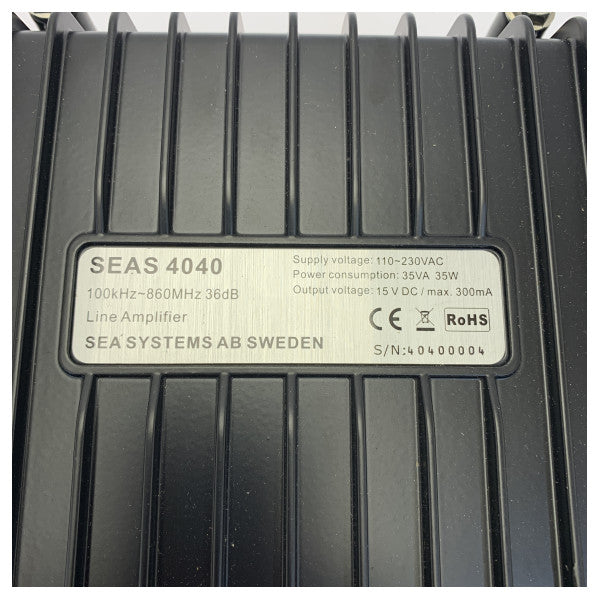 SEAS 4040 Marine Line Amplifier - 40 udgange (+40 dB) signaldistributionssystem