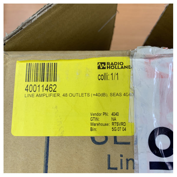 SEAS 4040 Marine Line Amplifier - 40 udgange (+40 dB) signaldistributionssystem