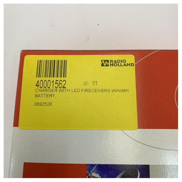 Cargador receptor Swissphone con indicador LED - enchufe UE - pieza 0892526