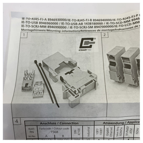 STEADYTEC RS-RJ45 Ethernet Ağ Bağlantı Kiti